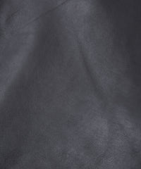 コンビ 鞣し 茶芯 ホースハイド JOEY ダブルライダースジャケット（加工なし） - BLACK