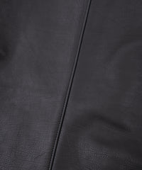 オイルカーフ RAW BURST セミダブルライダースジャケット - BLACK