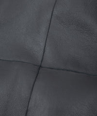 スペイン メリノ ナッパラン仕上げ CHAMBERS B-3 ムートンライダースジャケット - BLACK