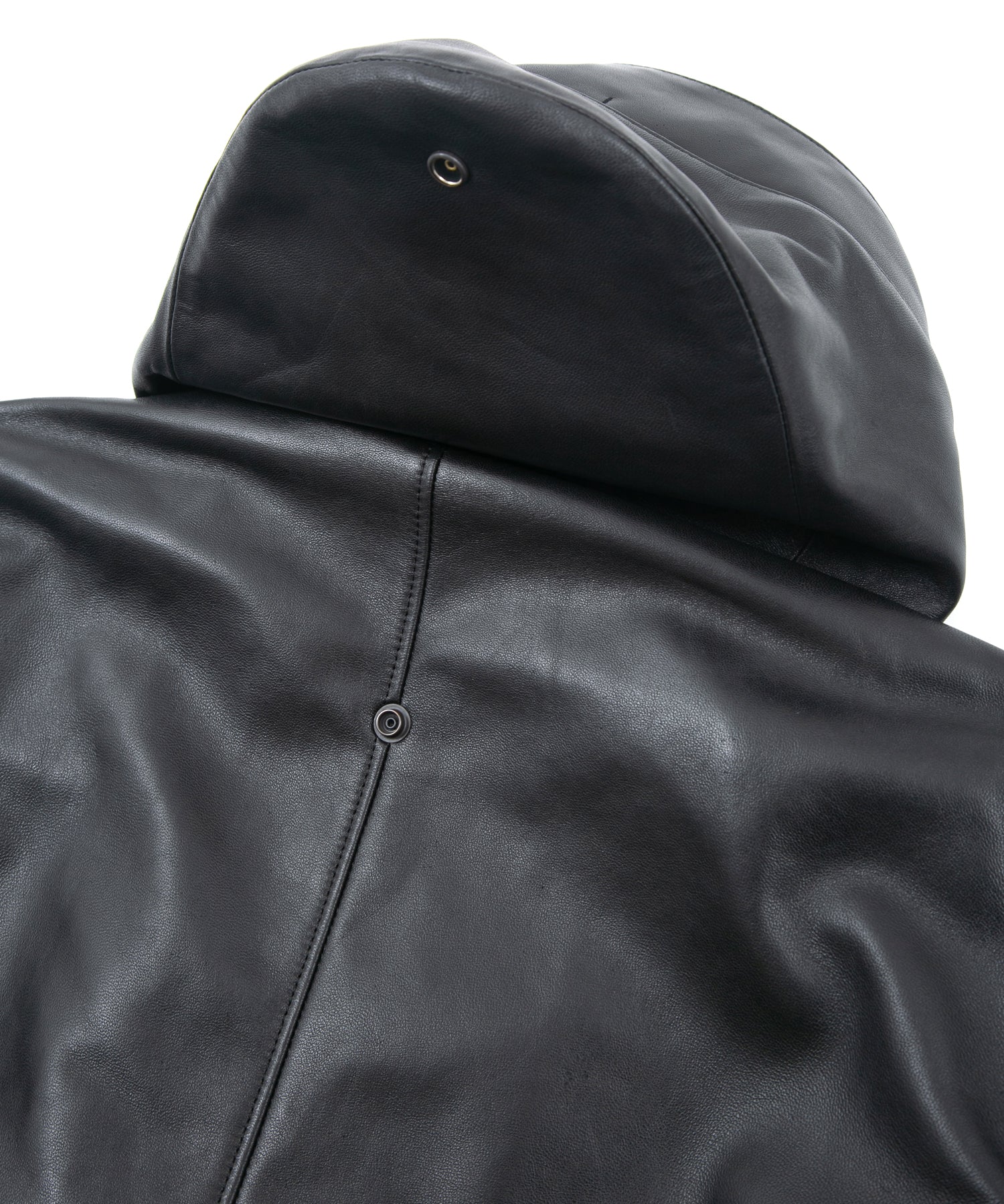 Load image into Gallery viewer, Full tanning waxed lambskin FORK mountain jacket - BLACK