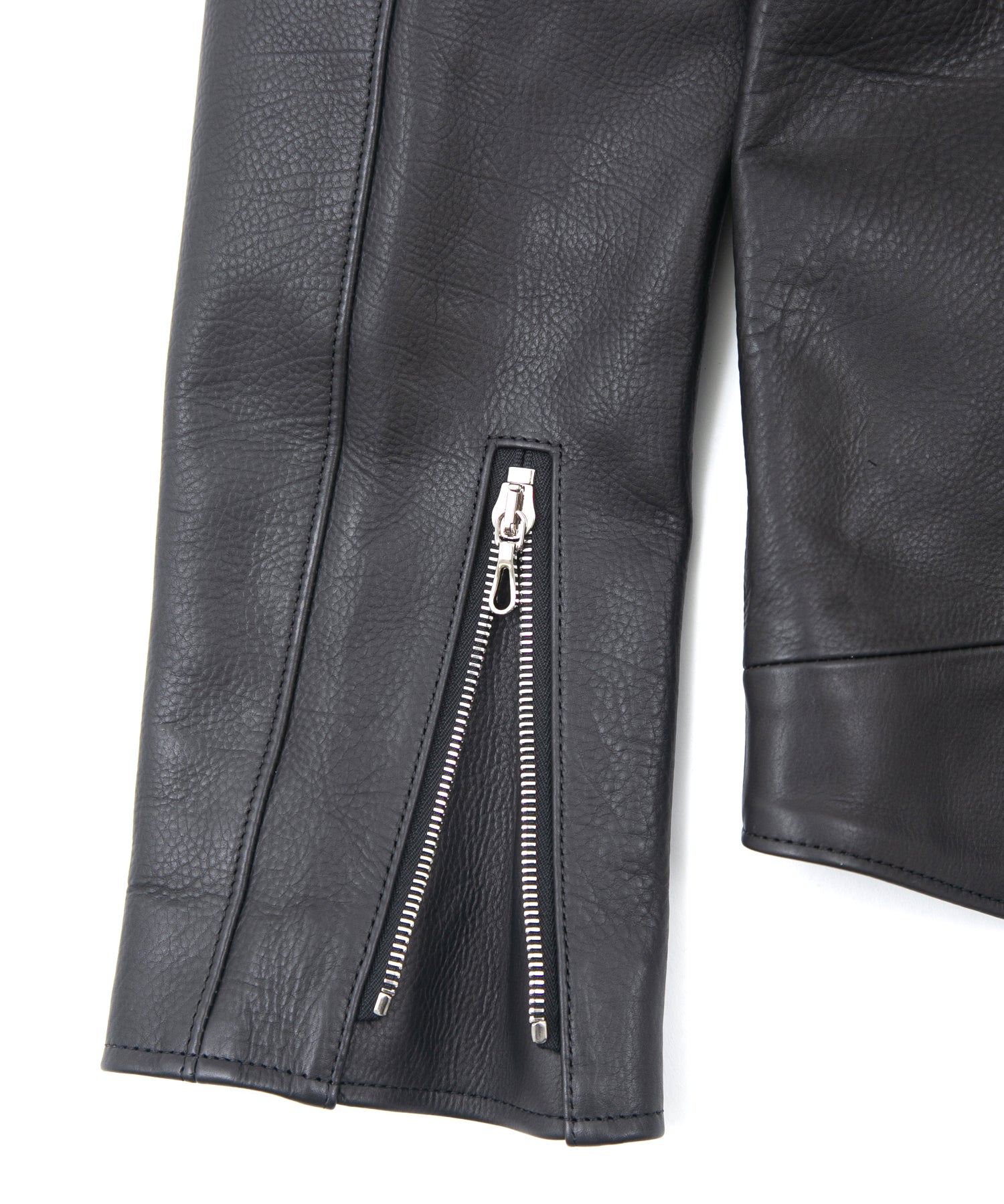 オイルカーフ RAVEN ダブルライダースジャケット - BLACK – STRUM OFFICIAL