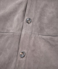 Sheep Suede L.KURT Sheep Suede Midriff Cardigan - GRAIGE