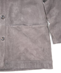 Sheep Suede L.KURT Sheep Suede Midriff Cardigan - GRAIGE