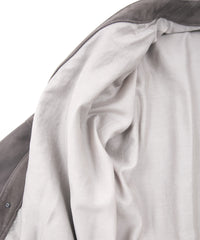 Sheep Suede L.KURT Sheep Suede Midriff Cardigan - GRAIGE