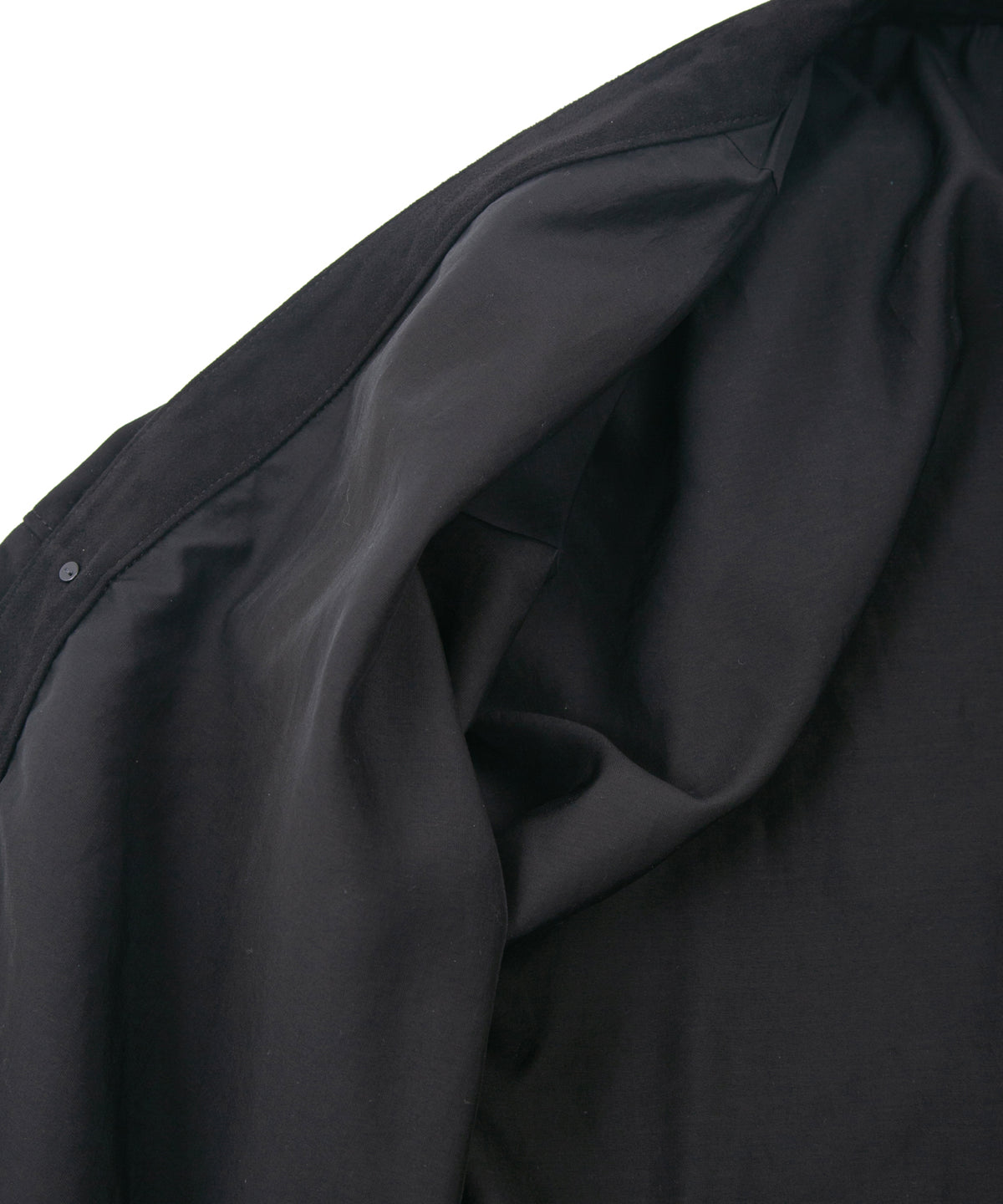 Sheep Suede L.KURT Sheep Suede Midriff Cardigan - BLACK