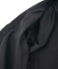 Sheep Suede L.KURT Sheep Suede Midriff Cardigan - BLACK