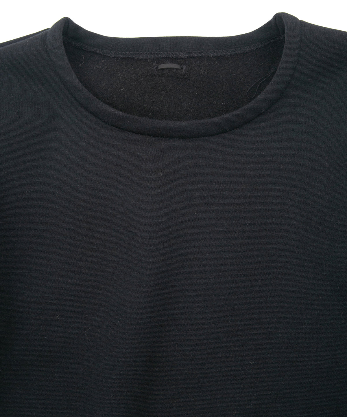 High Performance Acrylic Nylon Lined Jersey L/S Crew Neck T-Shirt - BLACK