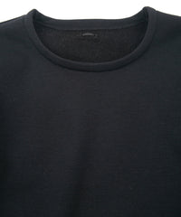 High Performance Acrylic Nylon Lined Jersey L/S Crew Neck T-Shirt - BLACK