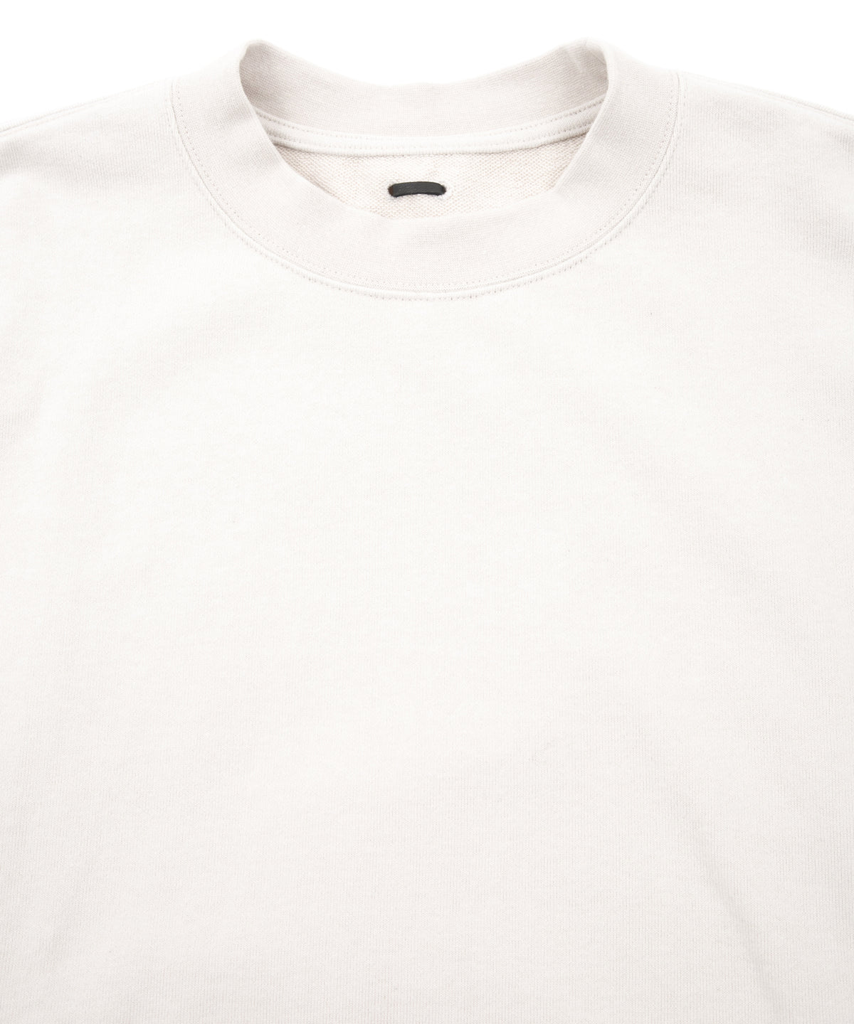 Vintage Filled Vintage Finish Fleece-Lined Crew Neck L/S Sweatshirt - IVORY