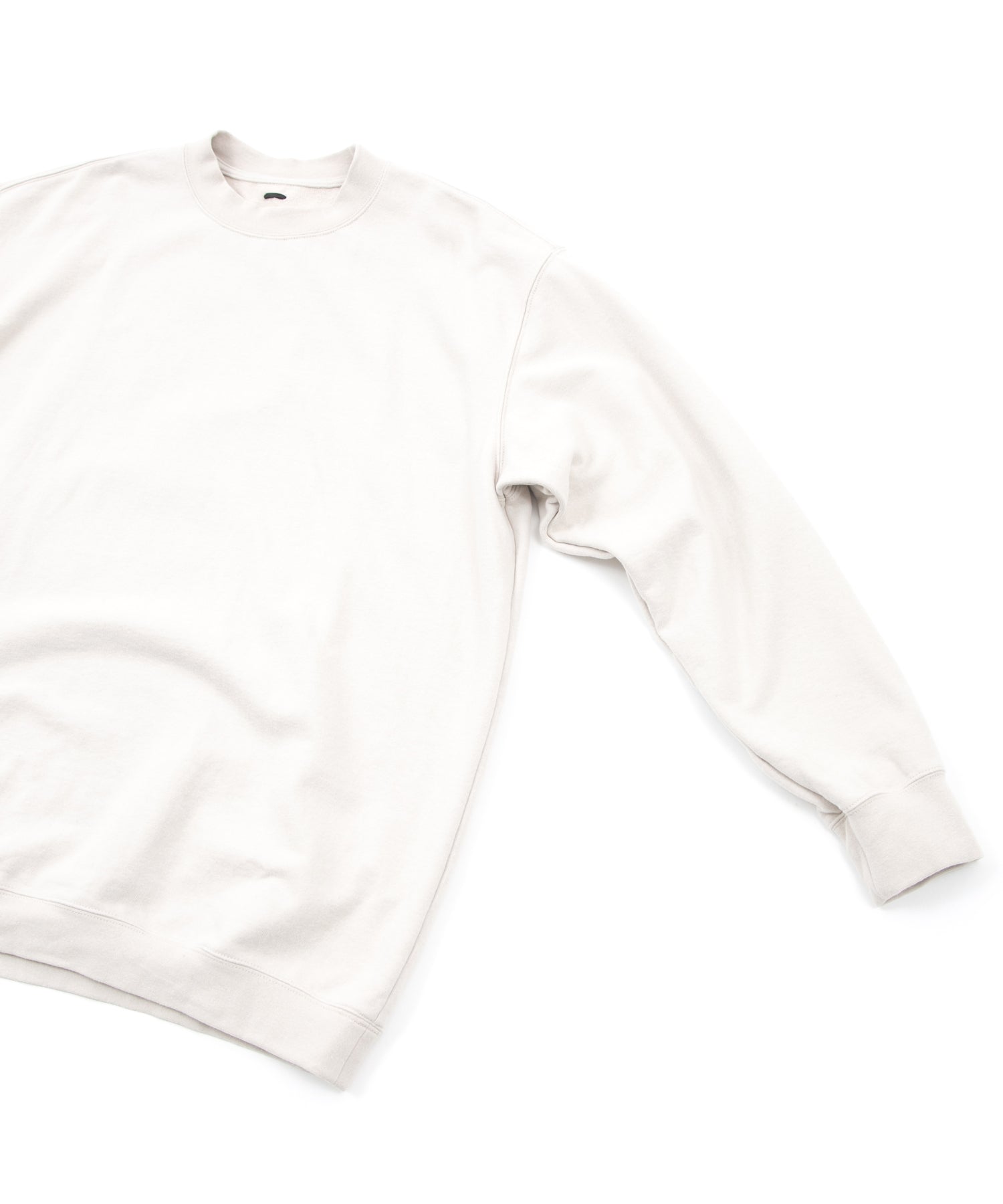 Load image into Gallery viewer, Vintage Filled Vintage Finish Fleece-Lined Crew Neck L/S Sweatshirt - IVORY