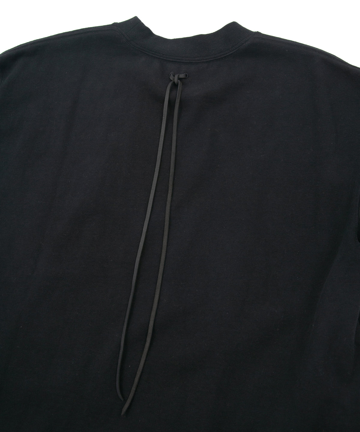 Vintage Filled Vintage Finish Fleece-Lined Crew Neck L/S Sweatshirt - BLACK