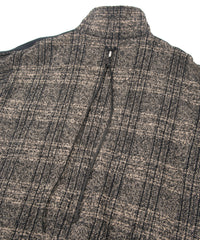 Load image into Gallery viewer, Loop Tweed Check Track Jacket - BROWN