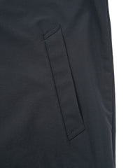 スリーレイヤー 防水 タスランタフタ バイカーロングコート - BLACK