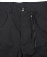 Load image into Gallery viewer, Cotton Poly Plain Weave Field Cargo Pants - BLACK