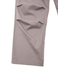 コットンポリ プレーン ウィーブ フィールドカーゴパンツ - GRAY