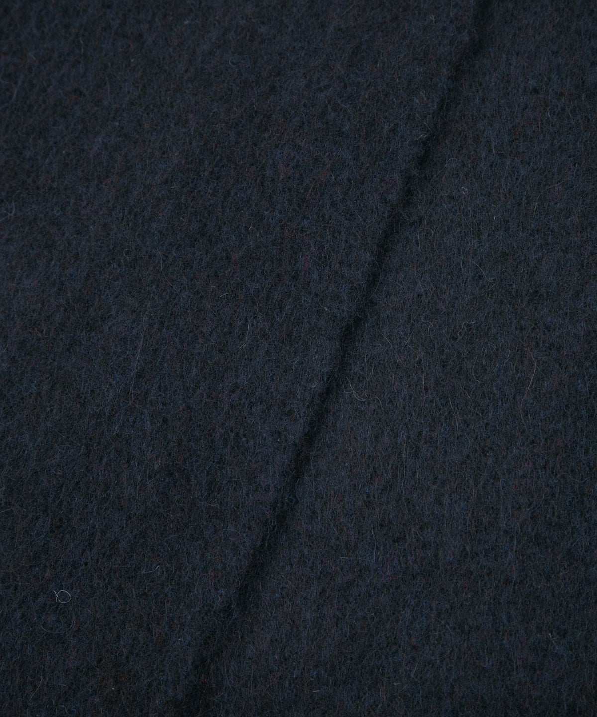 Alpaca Wool Brushed Scarf - BLACK