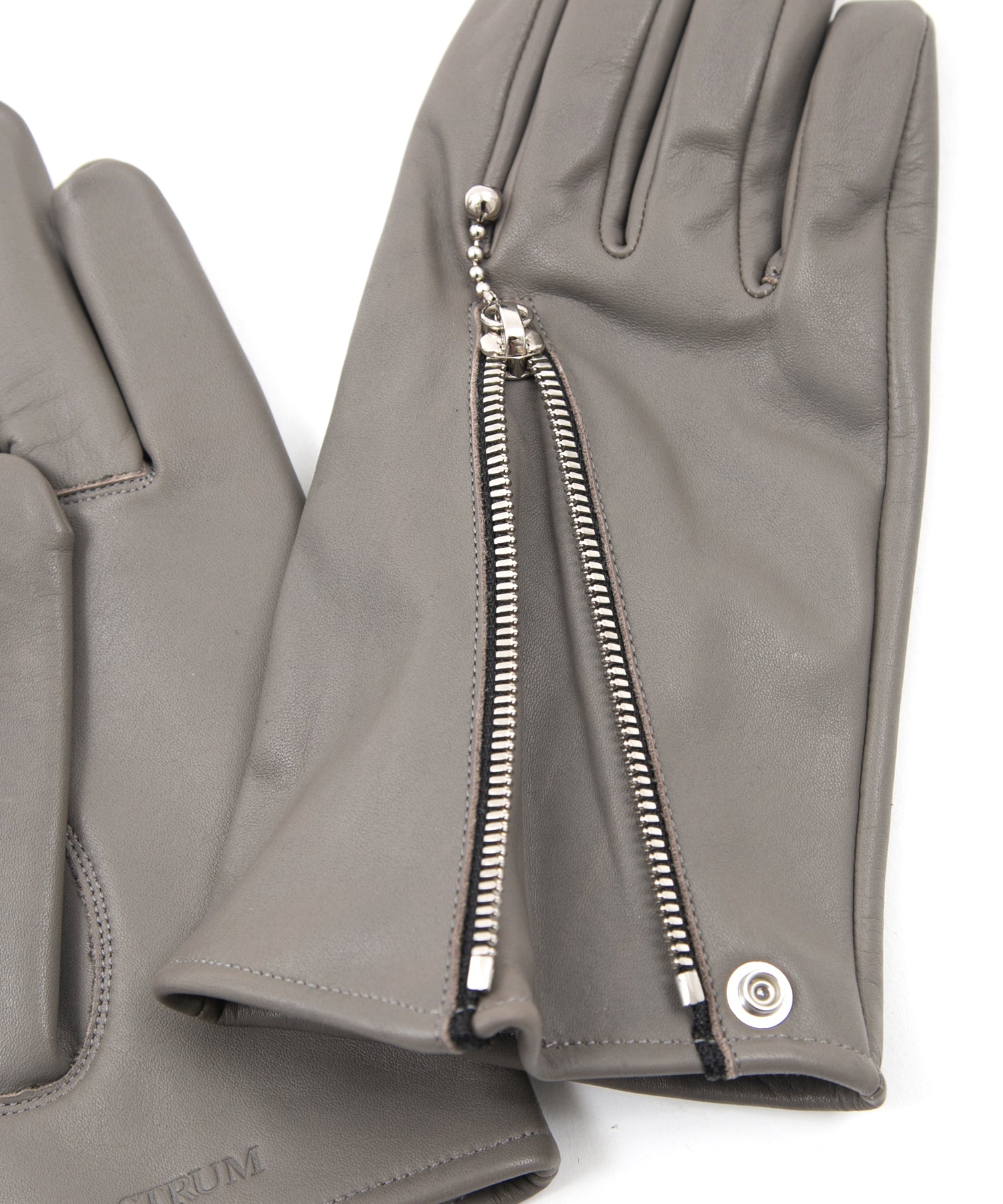 クロム鞣し ステアハイド HIGH GEAR 2 W ライダース グローブ - GRAY