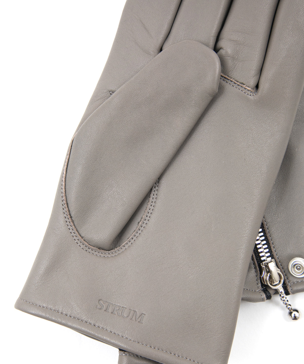 Chrome-tanned Steerhide HIGH GEAR 2 W Riders Gloves - GRAY