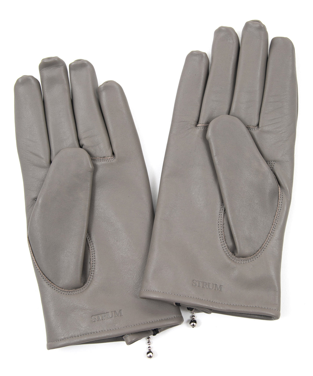 Chrome-tanned Steerhide HIGH GEAR 2 W Riders Gloves - GRAY