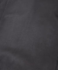 オイルカーフ SPEEDER ダブルライダースジャケット - BLACK