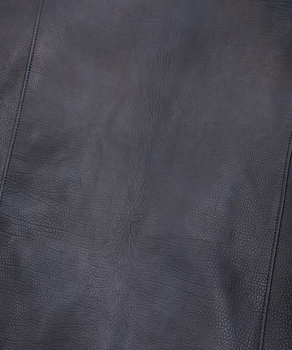 白鞣し × ベジタブルタンニン鞣し カーフ スキン Burning dyed - 燃焼製品染め SPEEDER ダブルライダースジャケット - JEAN BLACK