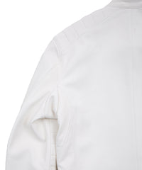 白鞣し ディアスキン  RAW BURST セミダブル ライダース - WHITE