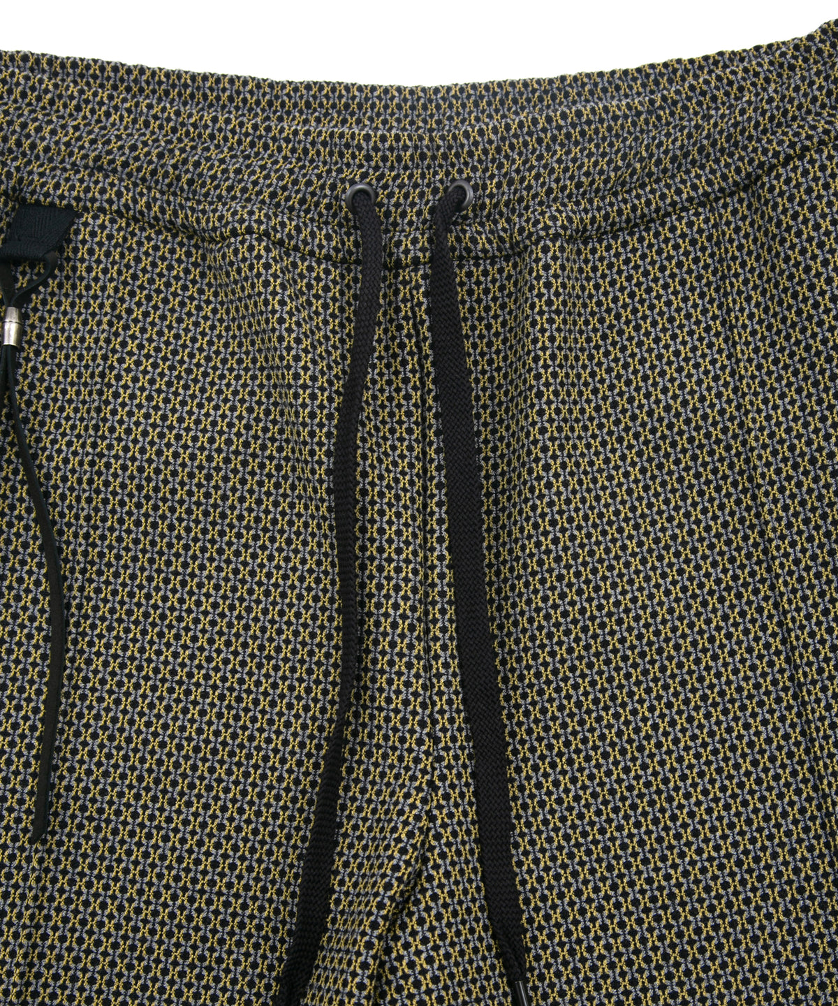 ポリ レーヨン ストレッチ ドビー トラック テーパードパンツ - YELLOW × NAVY