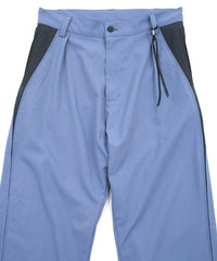 Spun Poly Stretch Tweel Pistol Pants - BLUE x GRAY