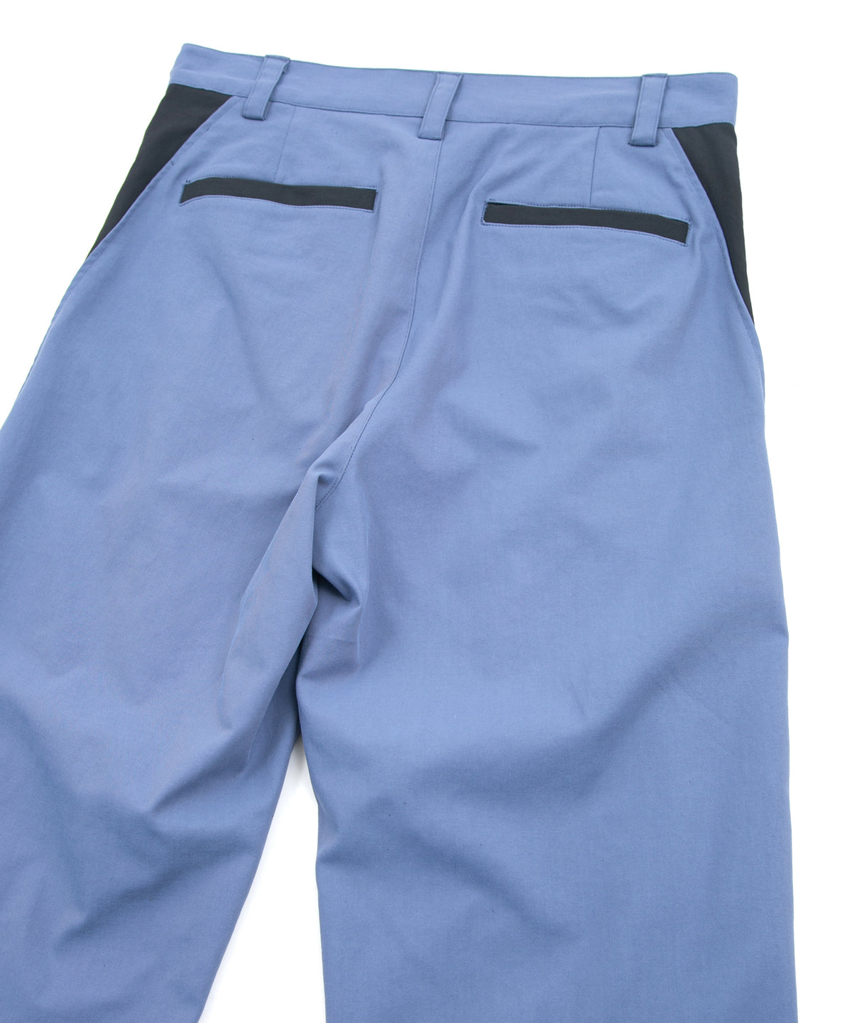 Spun Poly Stretch Tweel Pistol Pants - BLUE x GRAY