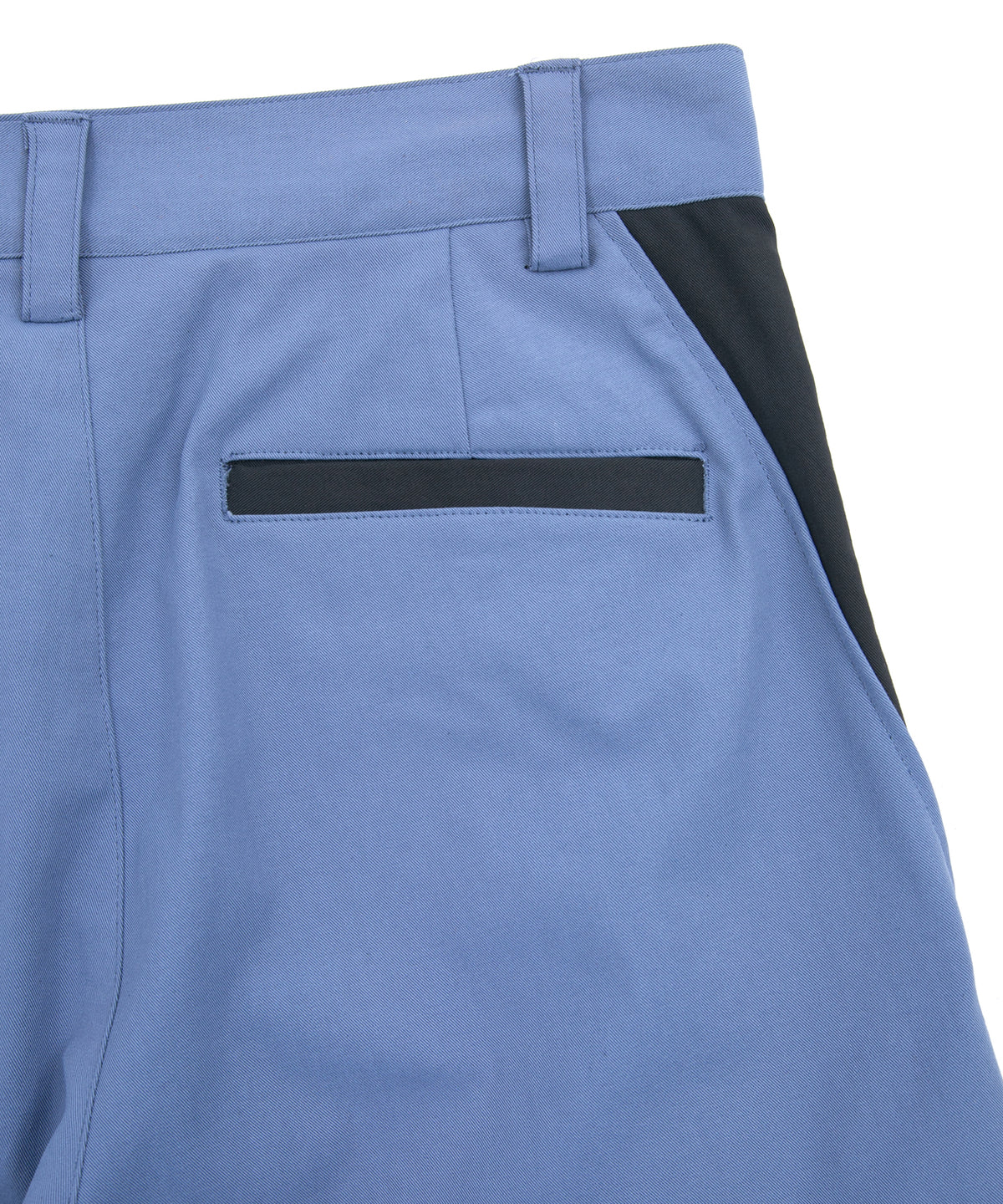 Spun Poly Stretch Tweel Pistol Pants - BLUE x GRAY