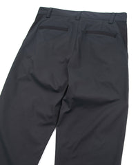 スパンポリ ストレッチ ツイール ピストル パンツ - GRAY × BLACK