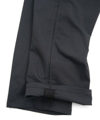 スパンポリ ストレッチ ツイール ピストル パンツ - GRAY × BLACK