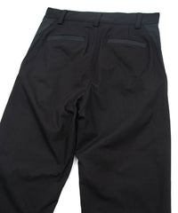 スパンポリ ストレッチ ツイール ピストル パンツ - BLACK × GRAY
