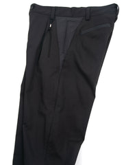 スパンポリ ストレッチ ツイール ピストル パンツ - BLACK × GRAY