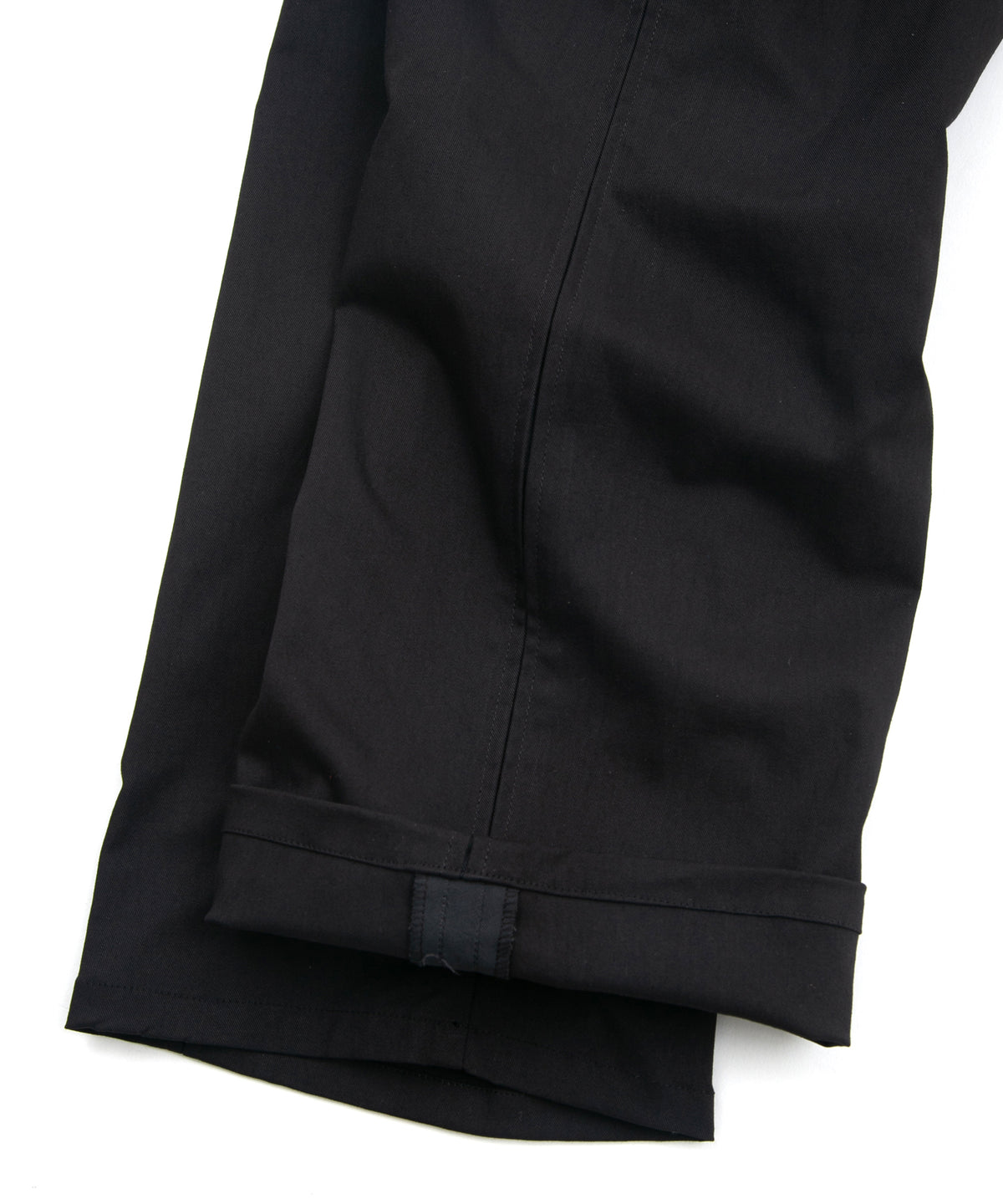 スパンポリ ストレッチ ツイール ピストル パンツ - BLACK × GRAY