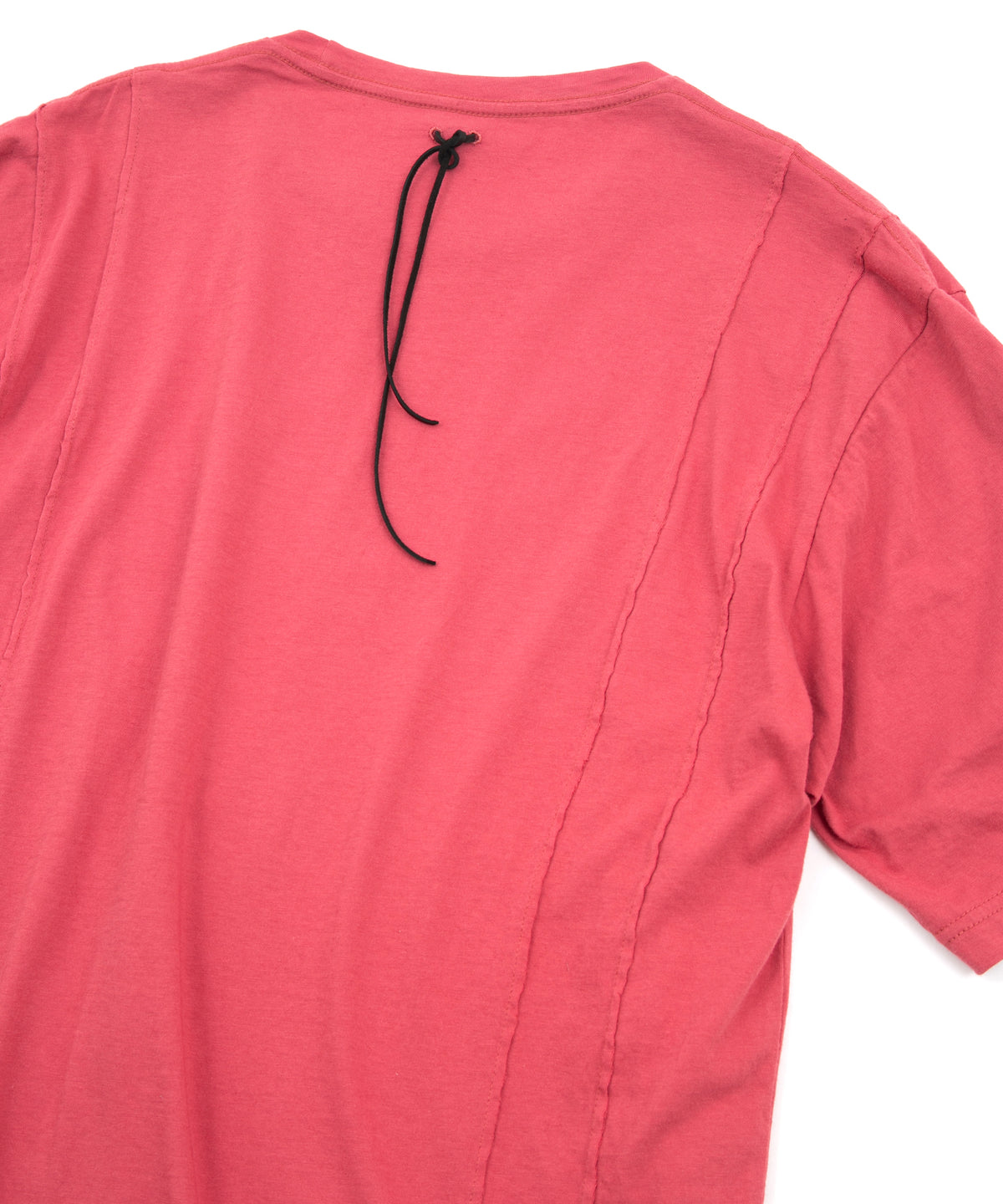 30/- Natural soft jersey "FxxK THE WORLD" wide T-shirt (oversized) - RED