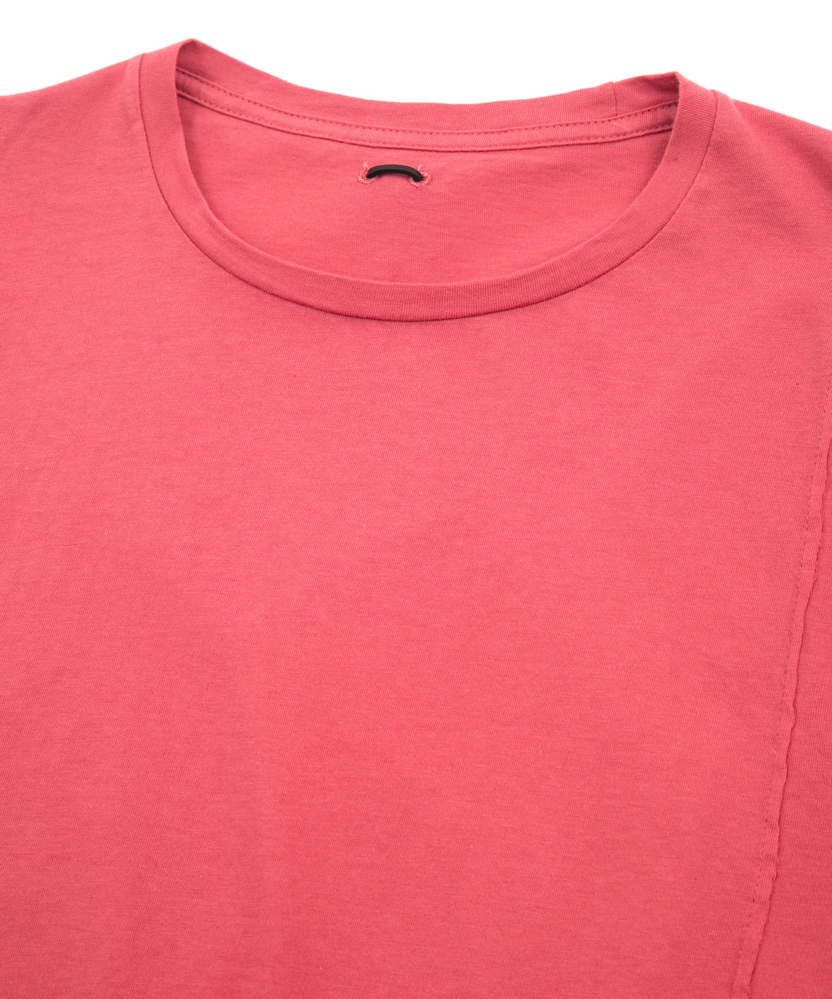 30/- Natural soft jersey wide T-shirt (oversized) - RED