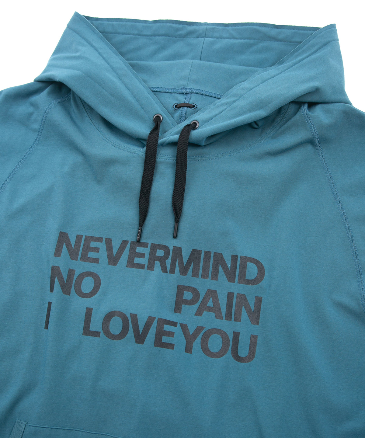 コットンナイロン ストレッチ ジャージ ノースリーブ フーディー - TURQUOISE