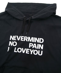 コットンナイロン ストレッチ ジャージ ノースリーブ フーディー - BLACK