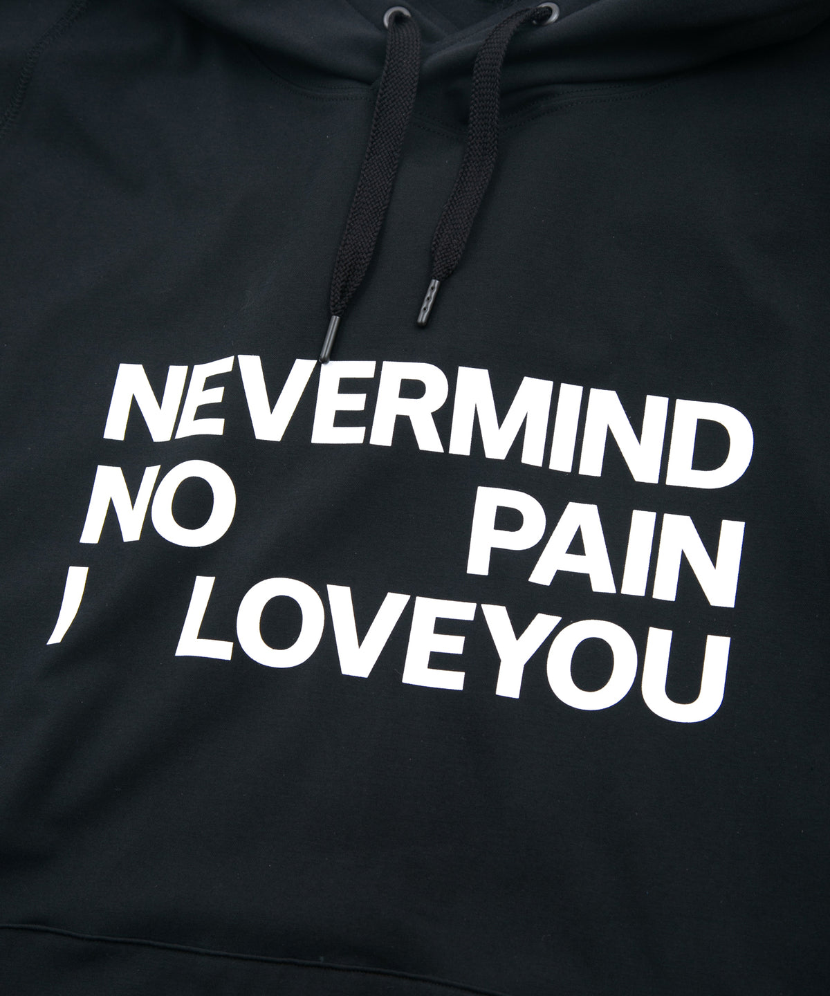 コットンナイロン ストレッチ ジャージ ノースリーブ フーディー - BLACK