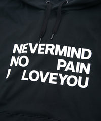 コットンナイロン ストレッチ ジャージ ノースリーブ フーディー - BLACK