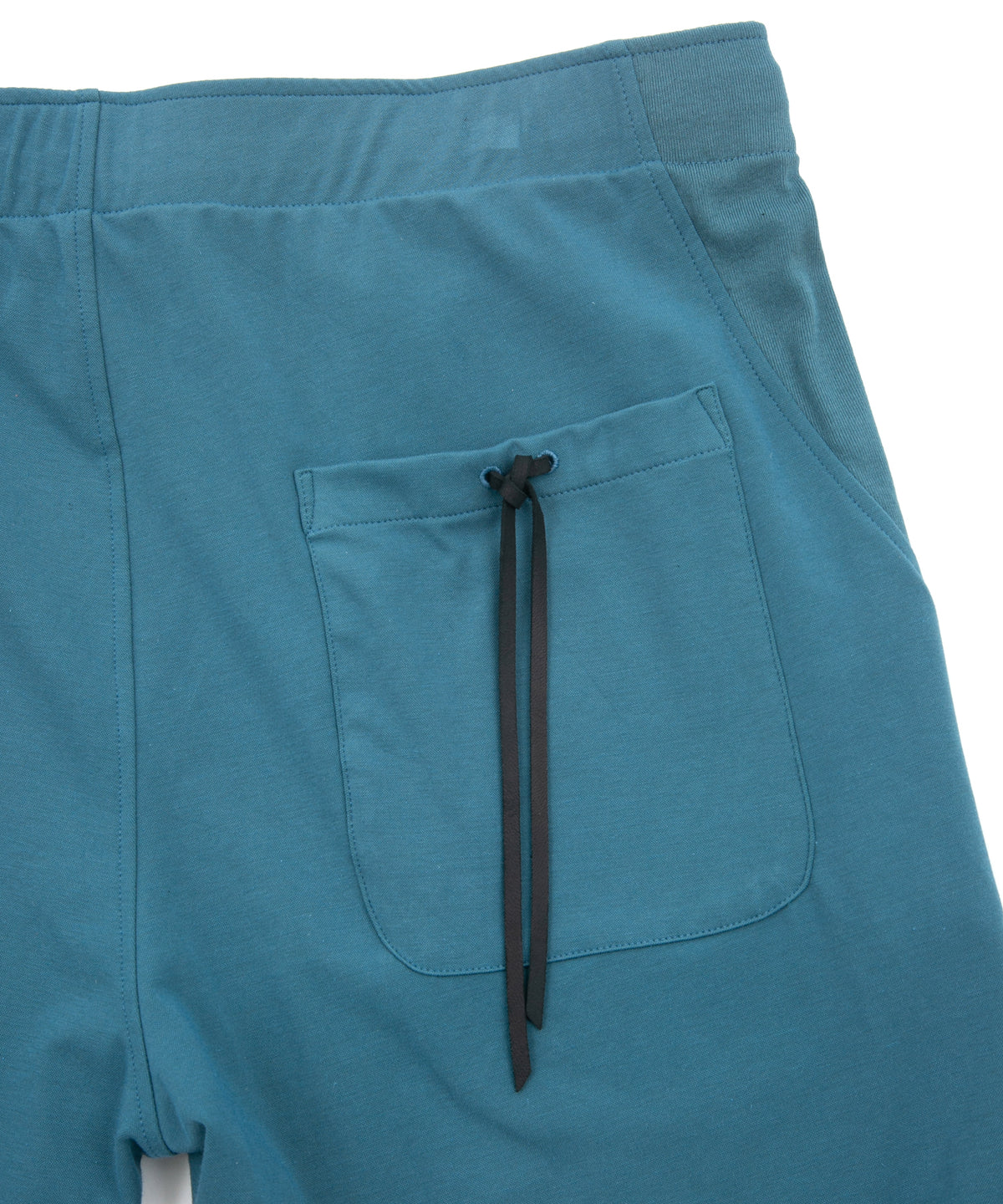 Cotton nylon stretch jersey shorts - TURQUOISE