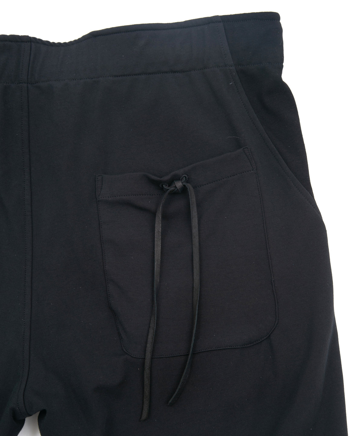 Cotton Nylon Stretch Jersey Shorts - BLACK