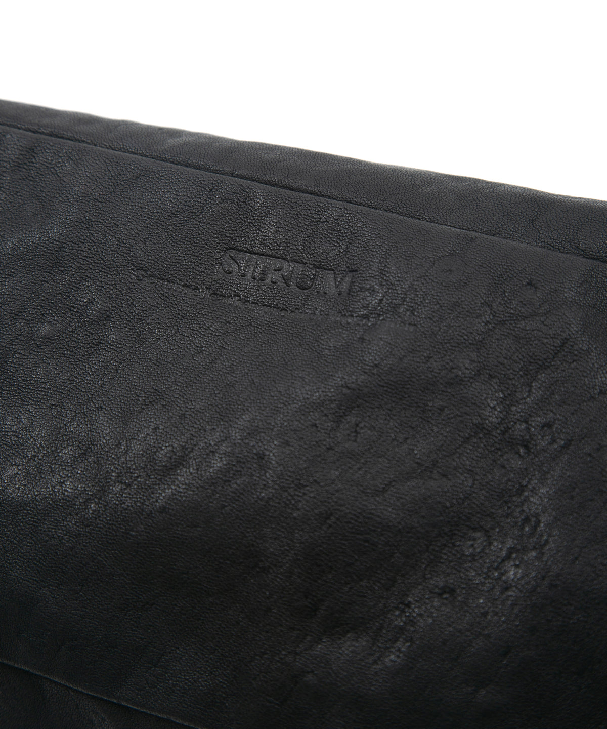 フルタンニン ピット鞣し シュリンク ホースハイド HIGH THROTTLE ボディーバッグ  - BLACK × BLACK