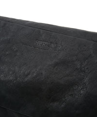 フルタンニン ピット鞣し シュリンク ホースハイド HIGH THROTTLE ボディーバッグ  - BLACK × BLACK