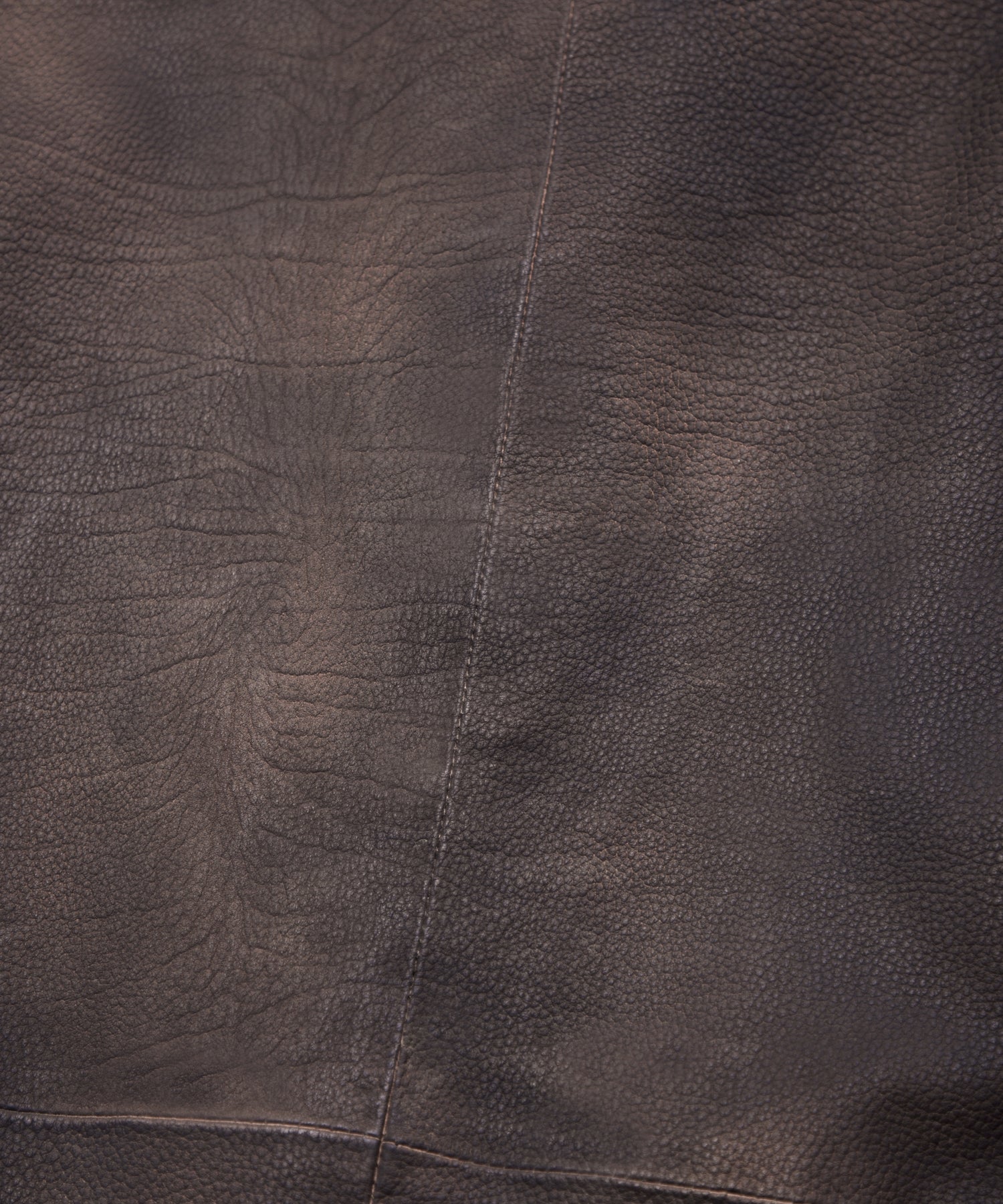 白鞣し × ベジタブルタンニン鞣し カーフ スキン Burning dyed - 燃焼