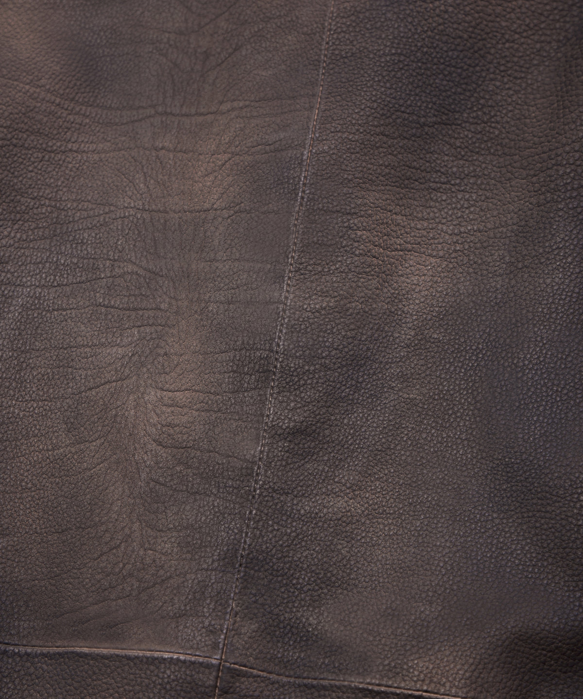 白鞣し × ベジタブルタンニン鞣し カーフ スキン Burning dyed - 燃焼製品染め SIXX ミドルコート - IRON RUST