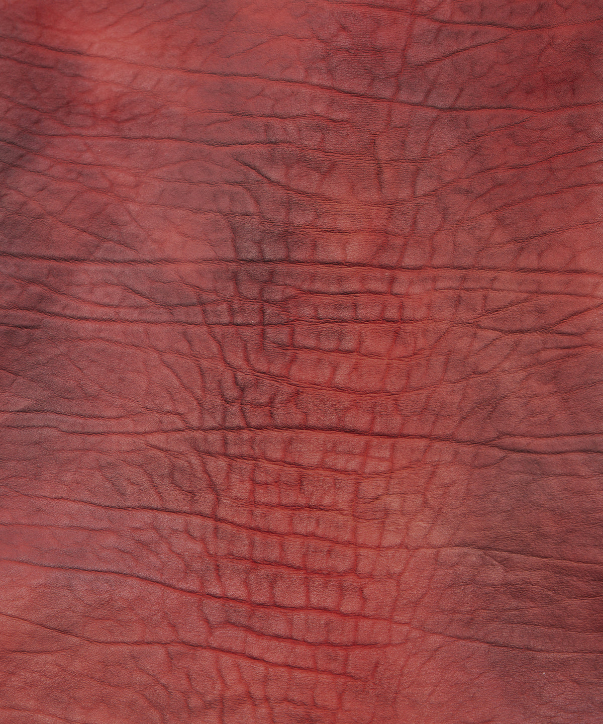 Full Vegetable Tannd Double Shoulder Steer Hide Garment Burning Dyed Double Riders LIST - DEEP RUBY