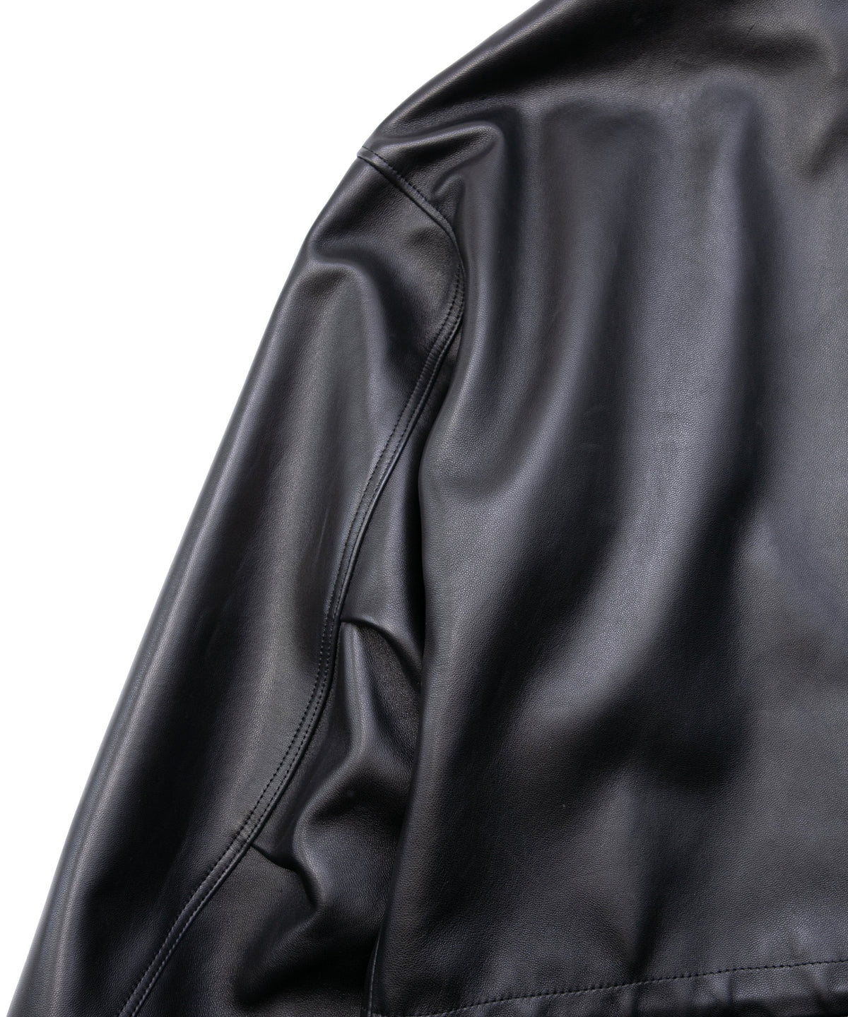 モンゴル ラム RUMBLE [DARK] フィッシュテールコート - BLACK