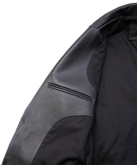 モンゴル ラム ASH [DARK] テーラードジャケット - BLACK